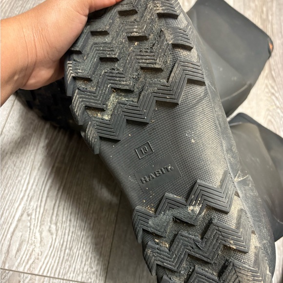 Habit waterproof Black Tall Rubber Boots - Picture 11 of 13